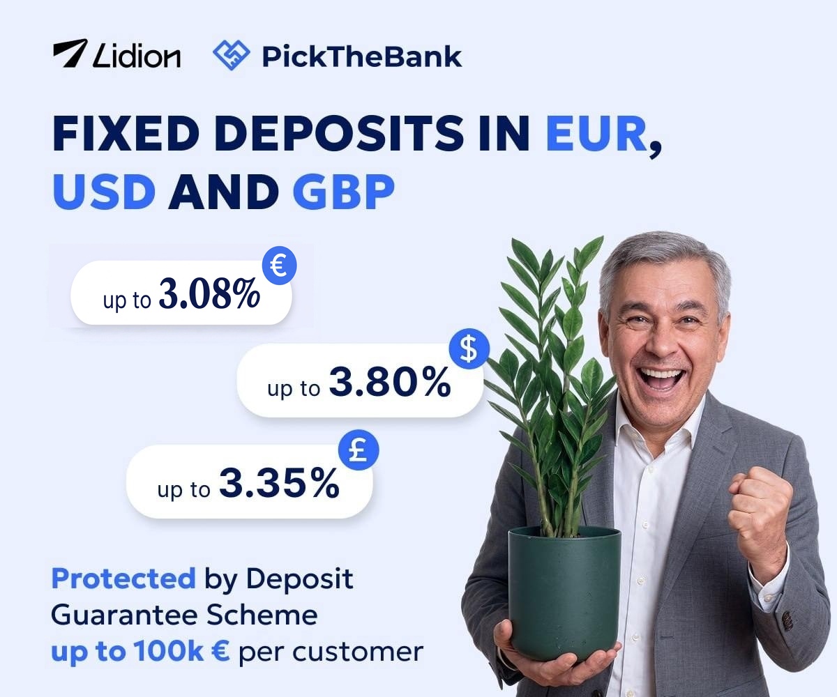 Open a fixed deposit with Lidion Bank via PickTheBank