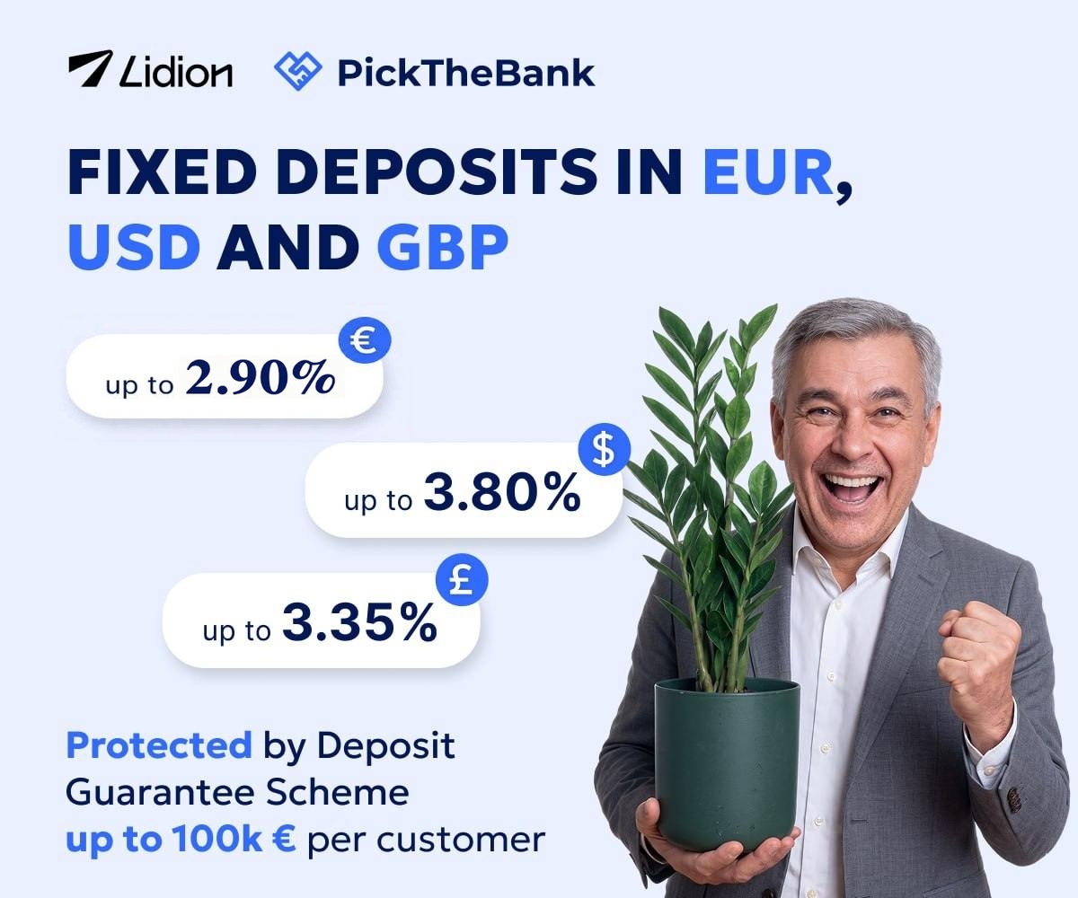 Open a fixed deposit with Lidion Bank via PickTheBank